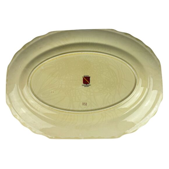 Myott Staffordshire England Platter Floral Pattern 16 1/4" x 11 1/4" - Picture 6 of 10